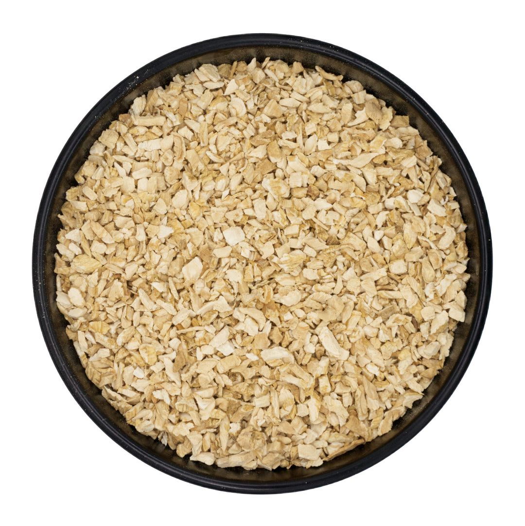 Ginsengwurzel weiß geschnitten