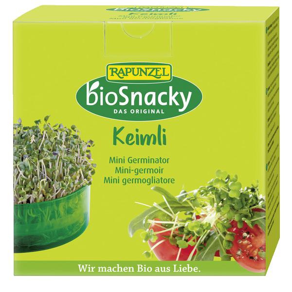 Keimli - bioSnacky - Sprossen und Keimlinge selber ziehen