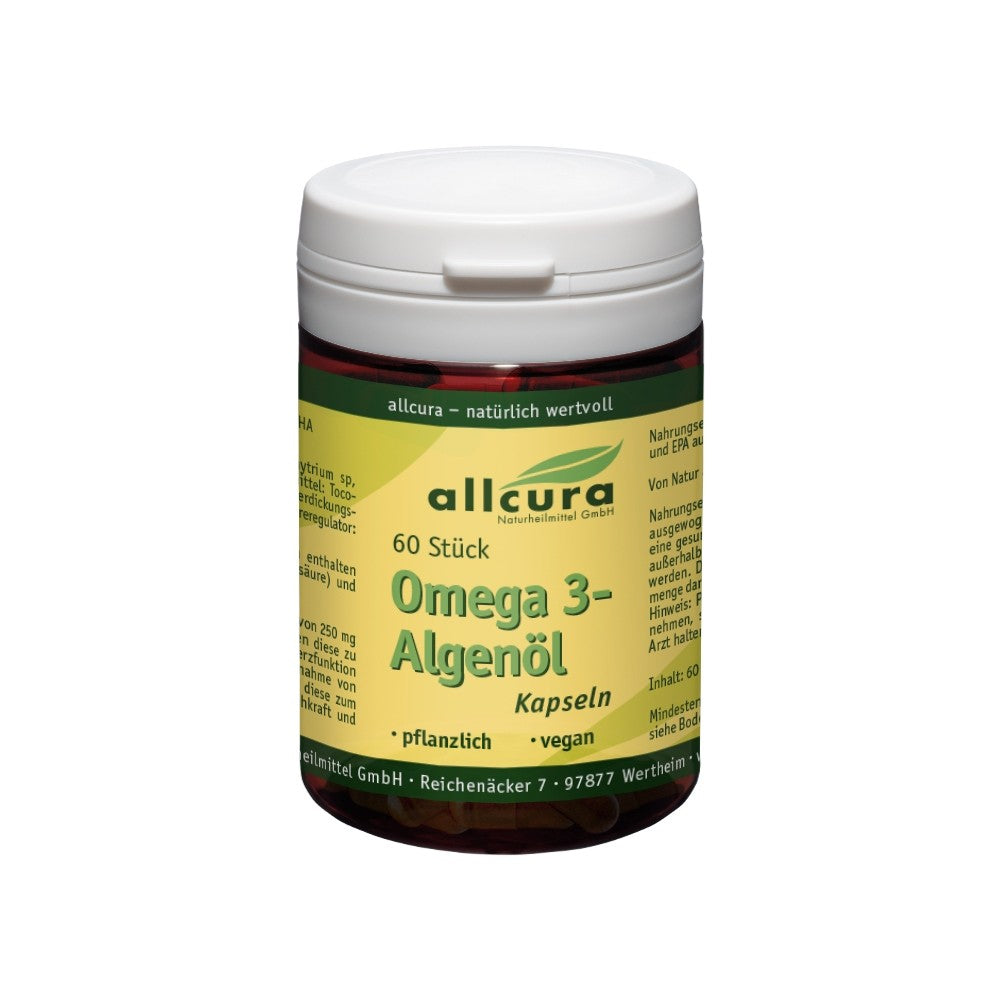 Omega 3-Algenöl Kapseln
